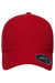 Flexfit Hats 6100NU Mens NU Stretch Fit Hat Red Flat Front