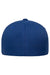 Flexfit Hats 6100NU Mens NU Stretch Fit Hat Royal Blue Flat Back