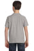 LAT 6101 Youth Fine Jersey Short Sleeve Crewneck T-Shirt Heather Grey Model Back
