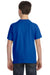 LAT 6101 Youth Fine Jersey Short Sleeve Crewneck T-Shirt Royal Blue Model Back