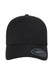 Yupoong Hats 6110NU Mens Nu Moisture Wicking Adjustable Hat Black Flat Front