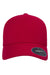 Yupoong Hats 6110NU Mens Nu Moisture Wicking Adjustable Hat Red Flat Front