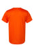 Augusta Sportswear 790 Mens Moisture Wicking Short Sleeve Crewneck T-Shirt Orange Model Flat Back