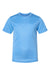Augusta Sportswear 791 Youth Nexgen Moisture Wicking Short Sleeve Crewneck T-Shirt Columbia Blue Flat Front