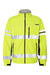 Kishigo JS137-138 Mens Premium Black Series Class 3 Water Resistant Full Zip Soft Shell Jacket Lime Green Flat Front