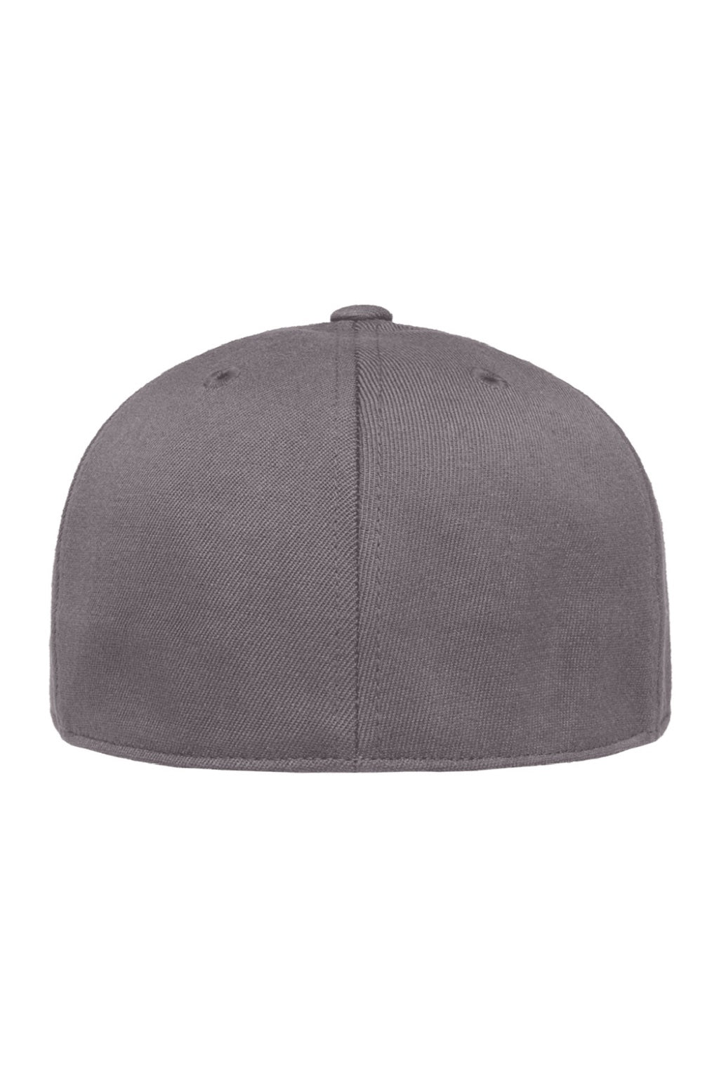 Flexfit Hats 6210/6210FF Mens Moisture Wicking Fitted Stretch Fit Hat Grey Flat Back