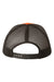 Richardson Hats 112 Mens Snapback Trucker Hat Orange/Black Flat Back