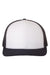 Richardson Hats 112 Mens Snapback Trucker Hat White/Navy Blue Flat Front