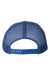 Richardson Hats 112 Mens Snapback Trucker Hat Heather Grey/Royal Blue Flat Back
