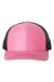 Richardson Hats 112 Mens Snapback Trucker Hat Hot Pink/Black Flat Front