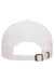 Yupoong Hats 6245CM Mens Classic Adjustable Dad Hat White Flat Back