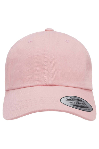 Yupoong Hats 6245CM Mens Classic Adjustable Dad Hat Pink Flat Front