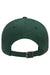 Yupoong Hats 6245CM Mens Classic Adjustable Dad Hat Spruce Green Flat Back