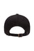 Yupoong Hats 6245CM Mens Classic Adjustable Dad Hat Black Flat Back