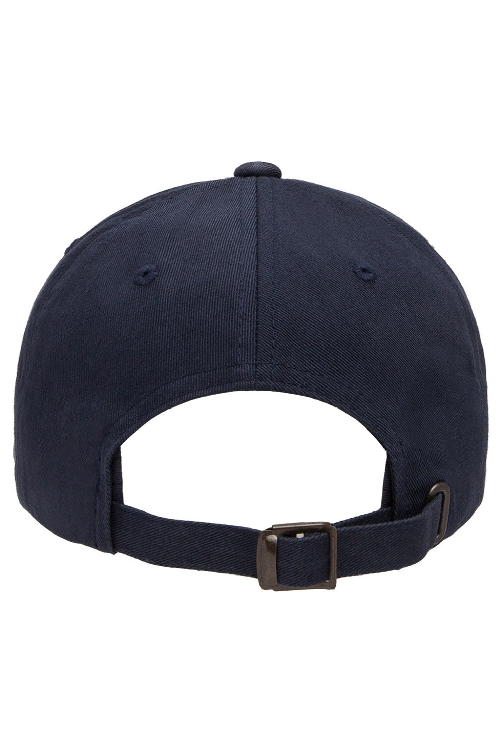 Yupoong Hats 6245CM Mens Classic Adjustable Dad Hat Navy Blue Flat Back