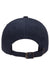Yupoong Hats 6245CM Mens Classic Adjustable Dad Hat Navy Blue Flat Back
