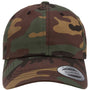 Yupoong Hats Mens Classic Adjustable Dad Hat - Green Camo