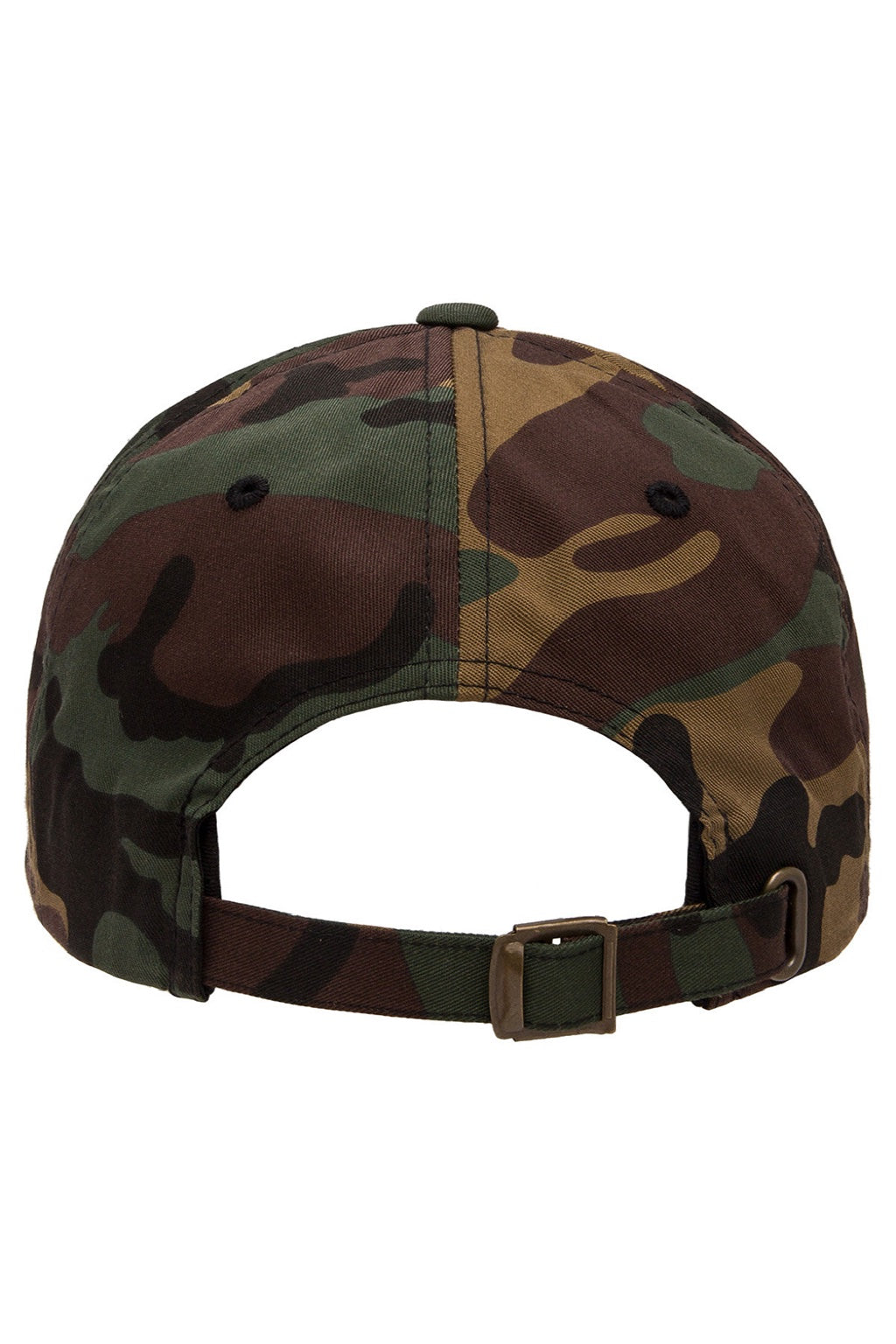 Yupoong Hats 6245CM Mens Classic Adjustable Dad Hat Green Camo Flat Back