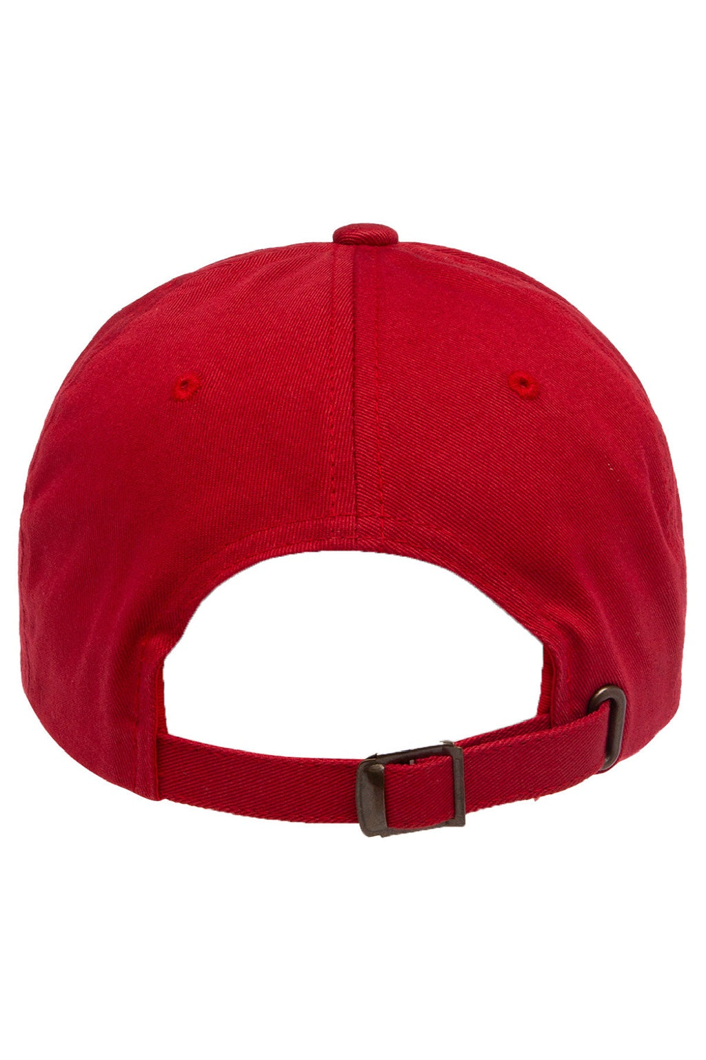 Yupoong Hats 6245CM Mens Classic Adjustable Dad Hat Cranberry Red Flat Back