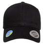 Yupoong Hats Mens Ecowash Adjustable Dad Hat - Black