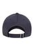 Yupoong Hats 6245EC Mens Ecowash Adjustable Dad Hat Navy Blue Flat Back