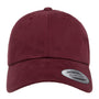 Yupoong Hats Mens Adjustable Hat - Maroon