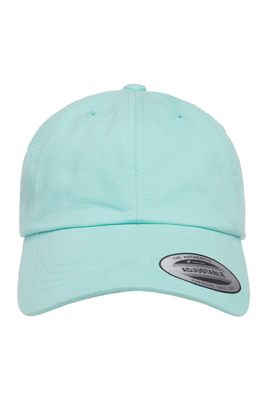 Yupoong Hats 6245PT Mens Adjustable Hat Diamond Blue Flat Front