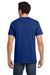 Gildan 5000 Mens Short Sleeve Crewneck T-Shirt Fan Deep Royal Blue Model Back