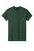 Gildan 5000 Mens Short Sleeve Crewneck T-Shirt Fan Dark Green Flat Front