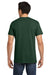 Gildan 5000 Mens Short Sleeve Crewneck T-Shirt Fan Dark Green Model Back