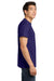 Gildan 5000 Mens Short Sleeve Crewneck T-Shirt Fan Dark Purple Model Side