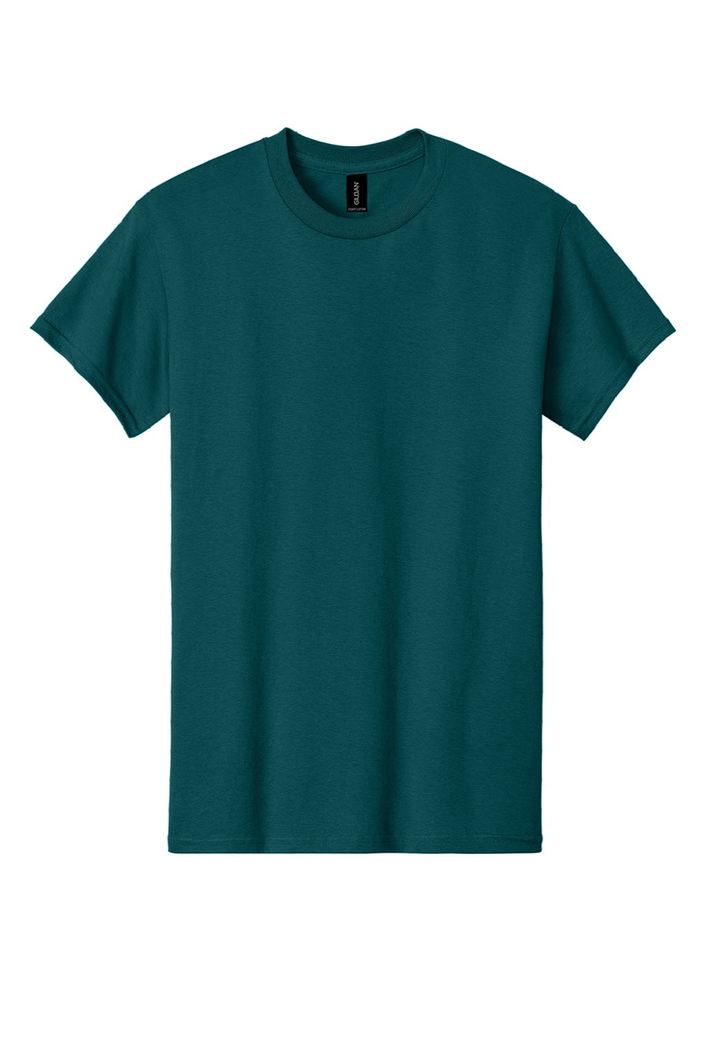 Gildan 5000 Mens Short Sleeve Crewneck T-Shirt Fan Marine Green Flat Front
