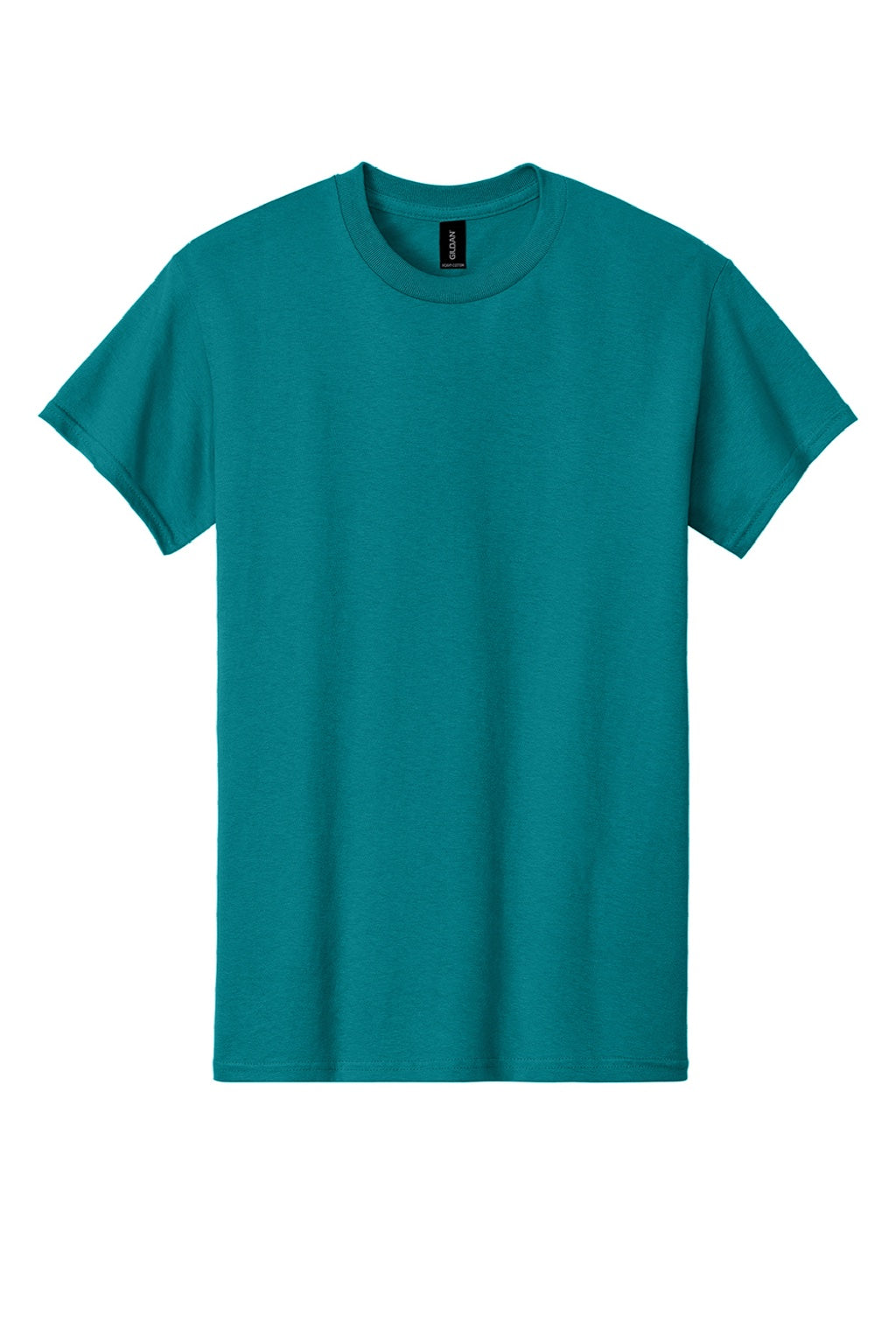 Gildan 5000 Mens Short Sleeve Crewneck T-Shirt Jade Dome Green Flat Front