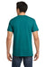 Gildan 5000 Mens Short Sleeve Crewneck T-Shirt Jade Dome Green Model Back