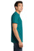 Gildan 5000 Mens Short Sleeve Crewneck T-Shirt Jade Dome Green Model Side