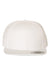 Yupoong Hats 6089/6089MT Mens Adjustable Hat White Flat Front
