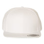 Yupoong Mens Premium Flat Bill Snapback Hat - White - NEW