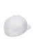 Flexfit Hats 6277 Mens Stretch Fit Hat White Flat Back
