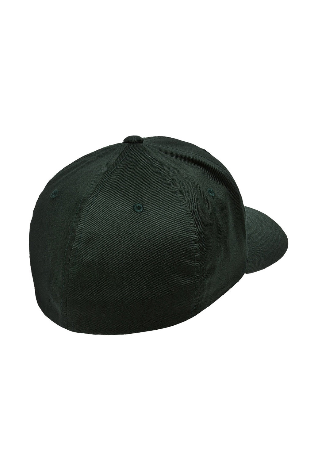 Flexfit Hats 6277 Mens Stretch Fit Hat Spruce Green Flat Back