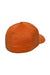 Flexfit Hats 6277 Mens Stretch Fit Hat Orange Flat Back