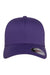 Flexfit Hats 6277 Mens Stretch Fit Hat Purple Flat Front