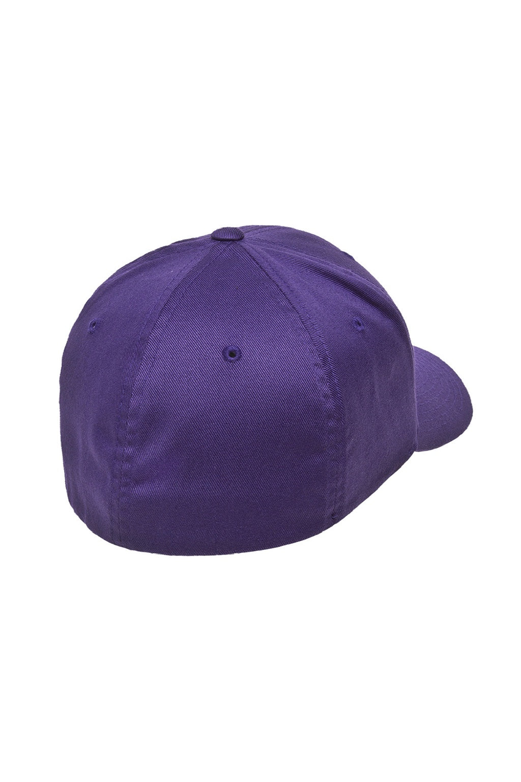 Flexfit Hats 6277 Mens Stretch Fit Hat Purple Flat Back