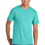 Port & Company Mens Short Sleeve Crewneck T-Shirt - Aqua Blue