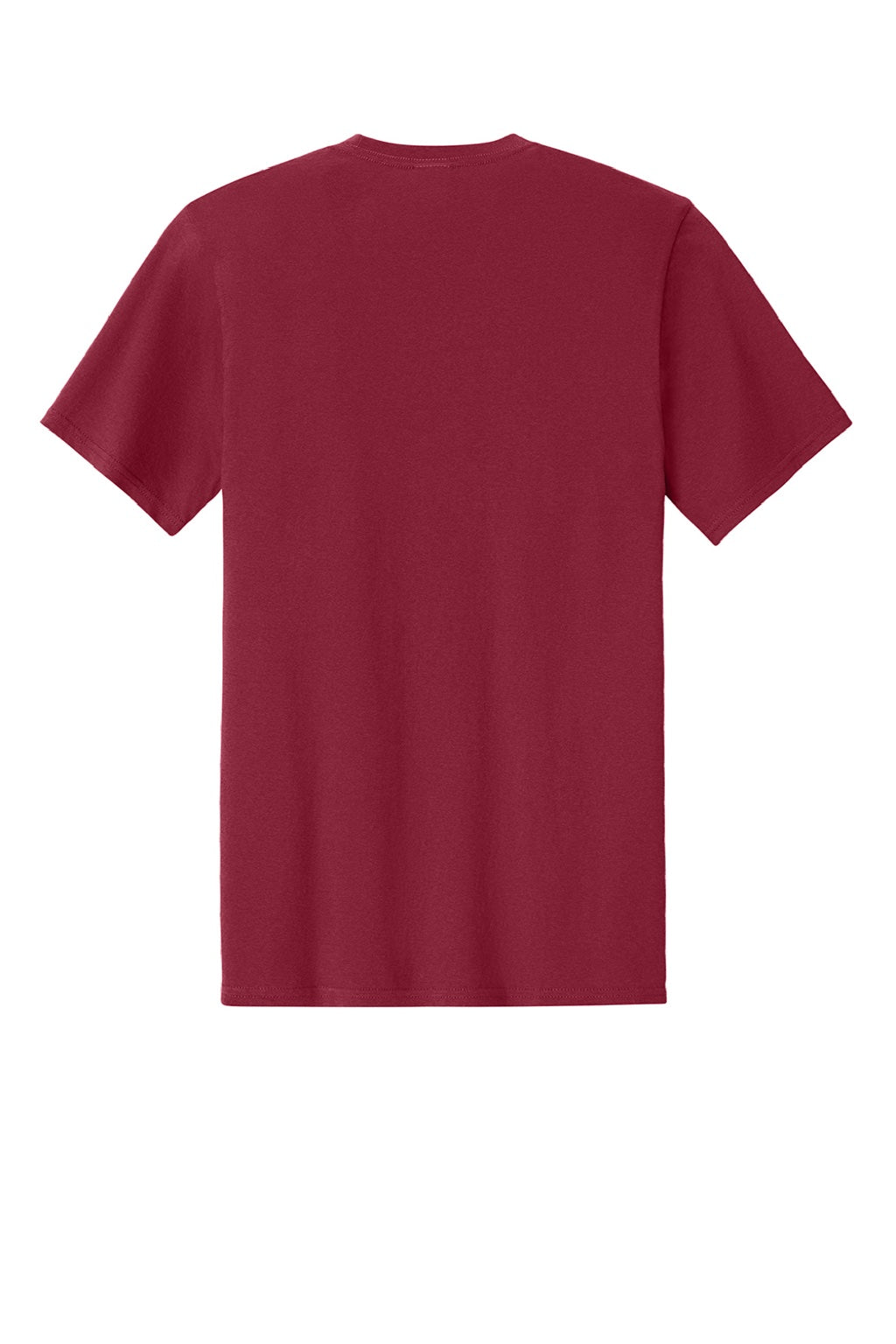 Port & Company PC43 Mens Short Sleeve Crewneck T-Shirt Cardinal Red Flat Back