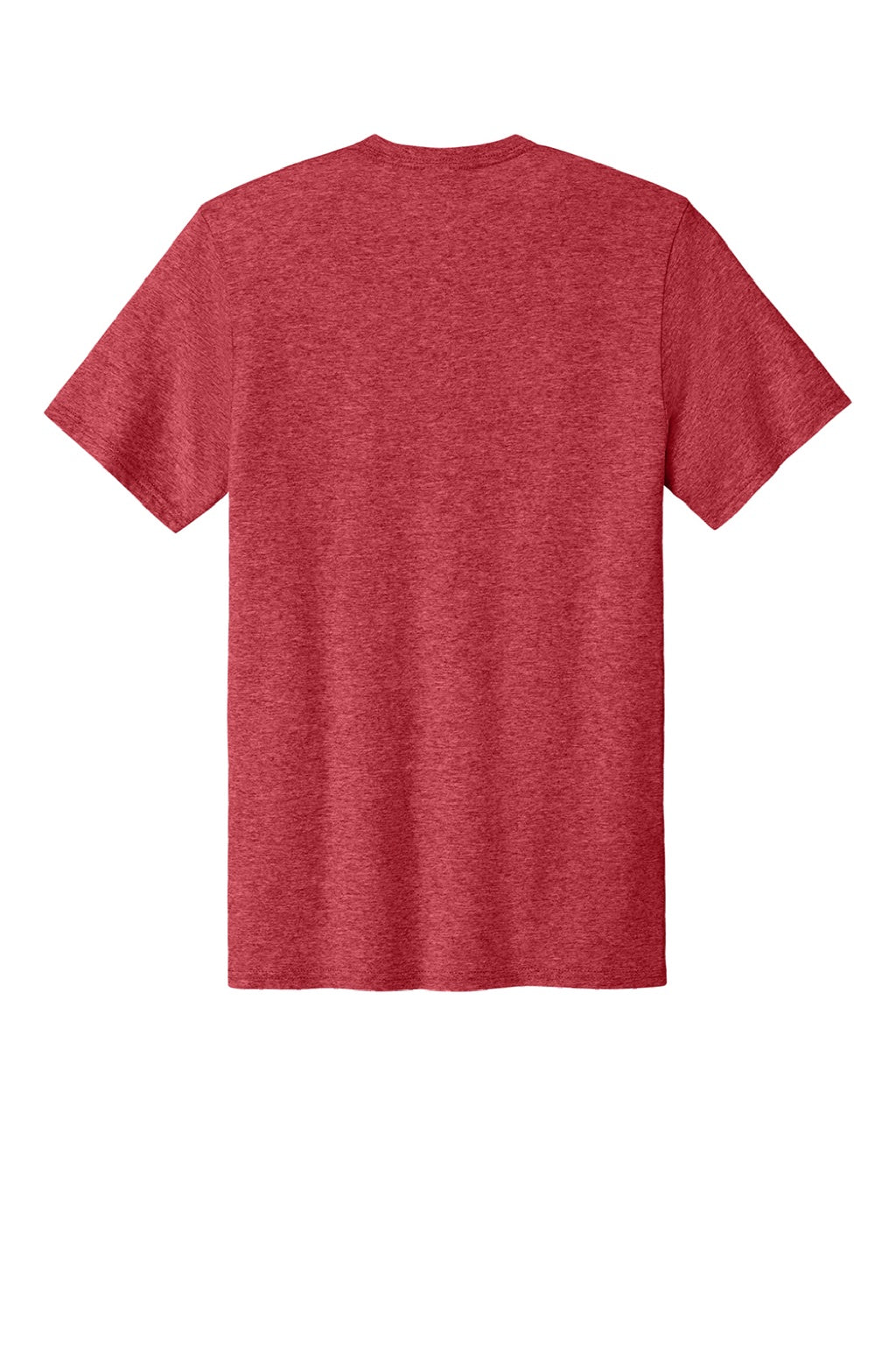 Port & Company PC43 Mens Short Sleeve Crewneck T-Shirt Heather Red Flat Back