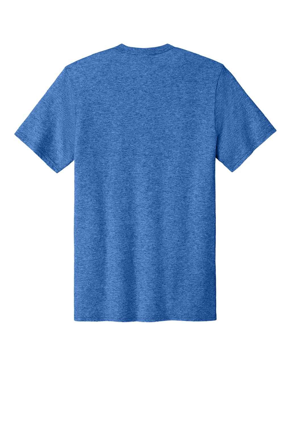 Port & Company PC43 Mens Short Sleeve Crewneck T-Shirt Heather Royal Blue Flat Back