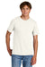 Port & Company PC43 Mens Short Sleeve Crewneck T-Shirt Ivory Model Front