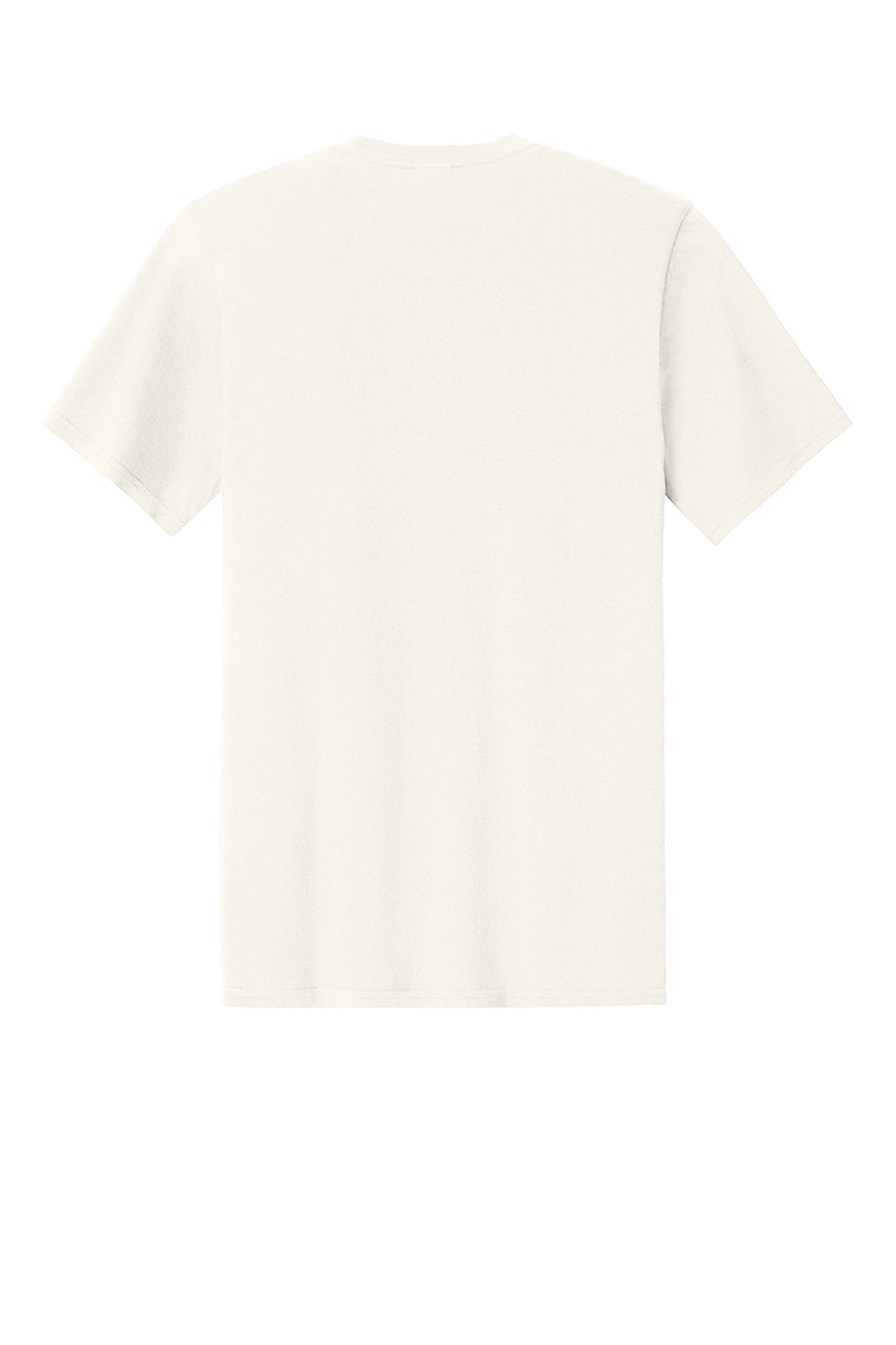 Port & Company PC43 Mens Short Sleeve Crewneck T-Shirt Ivory Flat Back