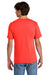 Port & Company PC43 Mens Short Sleeve Crewneck T-Shirt Neon Electric Coral Model Back