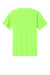 Port & Company PC43 Mens Short Sleeve Crewneck T-Shirt Neon Green Flat Back